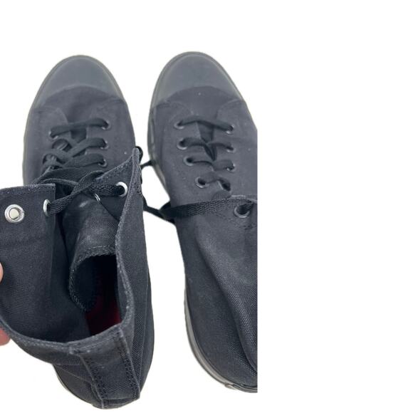 Shoes for Crews Pembroke Black Canvas NonSlip Shoes Mens 9.5 - Picture 6 of 8